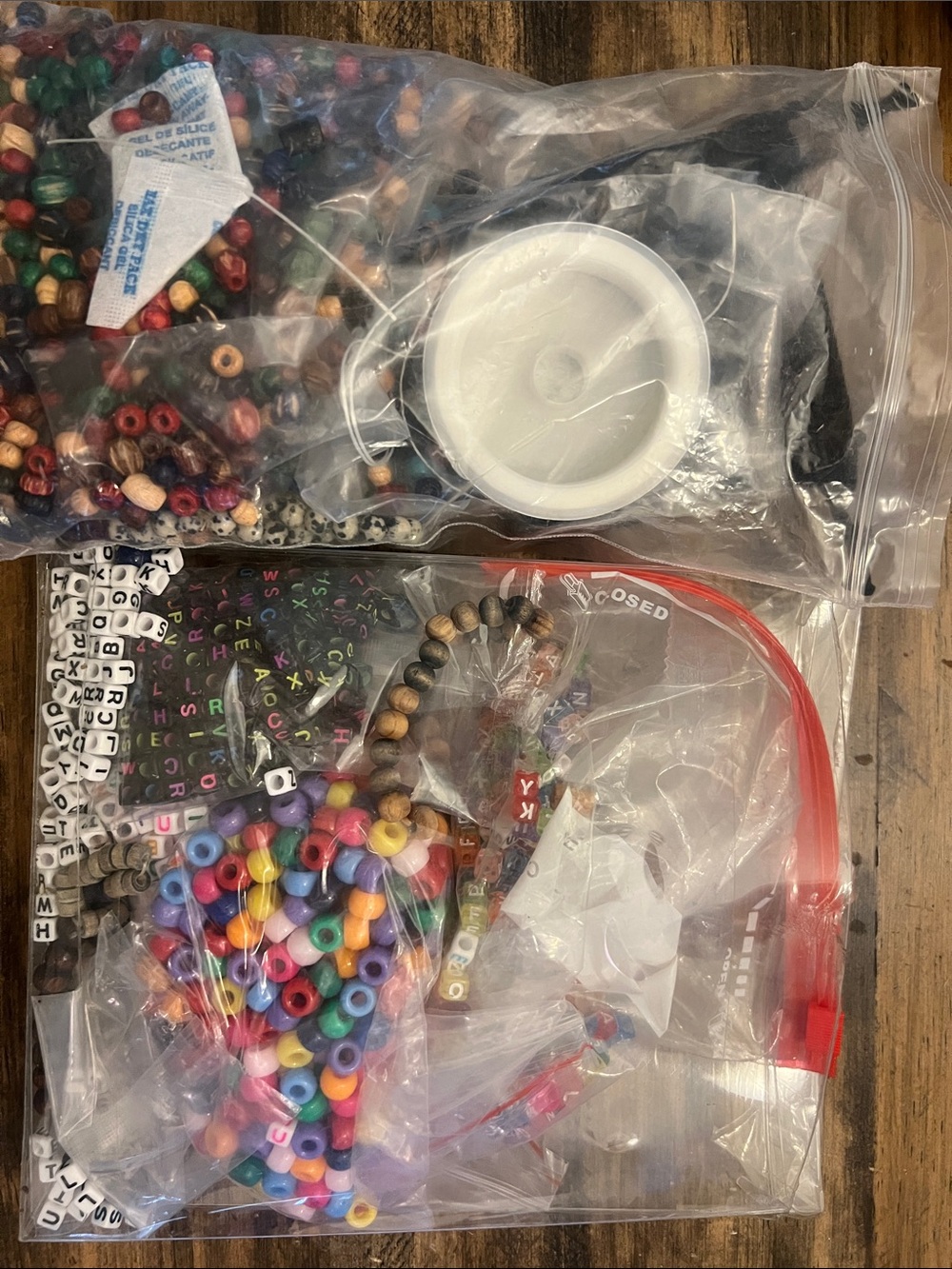 Mixed Bead and Bracelet Making Kit - Colorful Craft Beads
